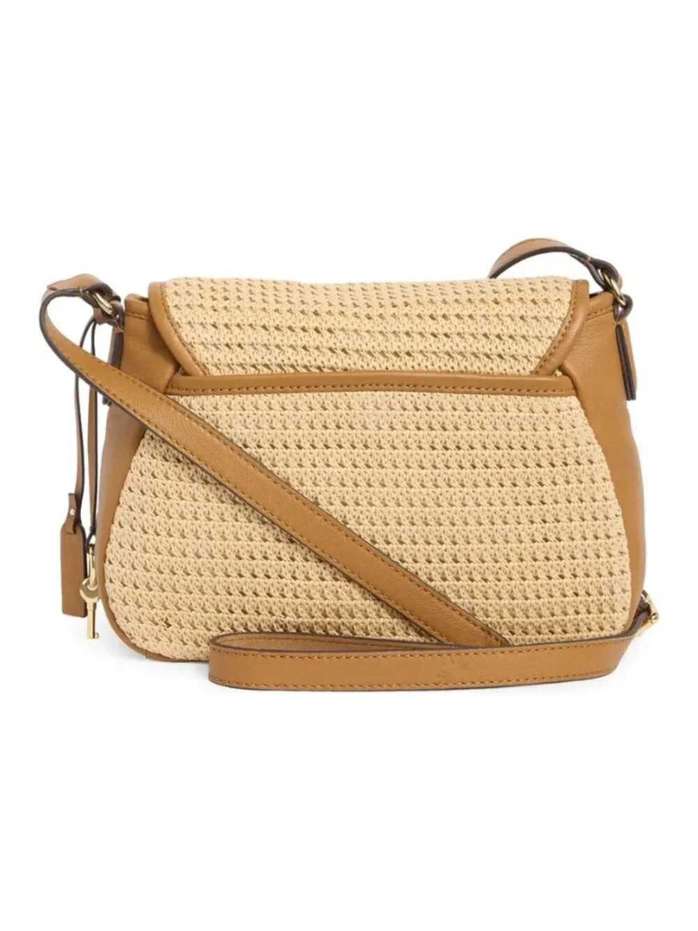 AIMEE Cannes Flap Crossbody Bag beige Raffia Canyon